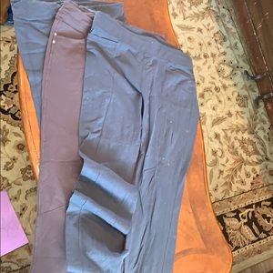 Set of three athleta pants
